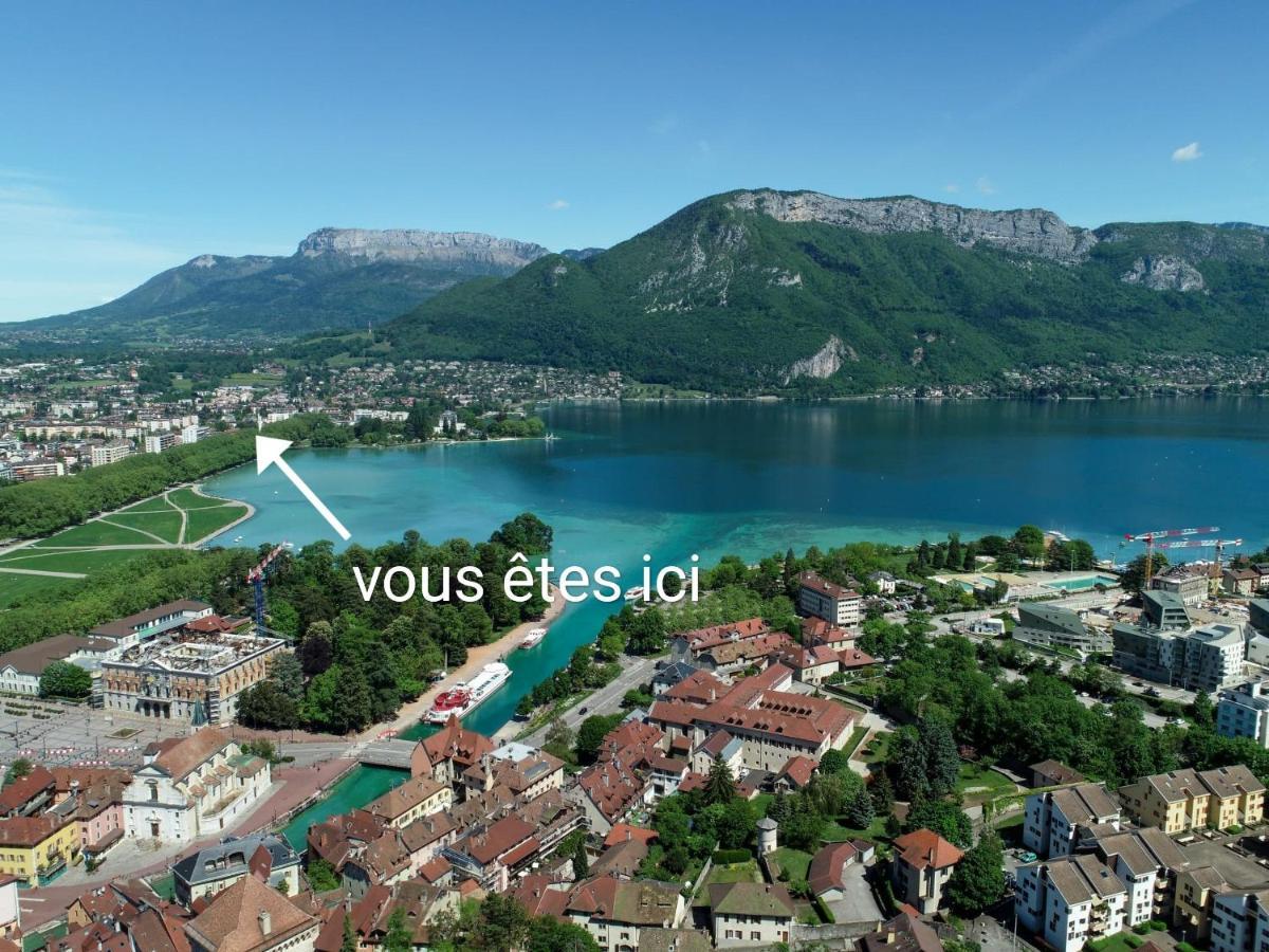 Studio Moderne, Place Parking Prive, Emplacement Ideal A 100 M Du Lac. Annecy Exterior foto